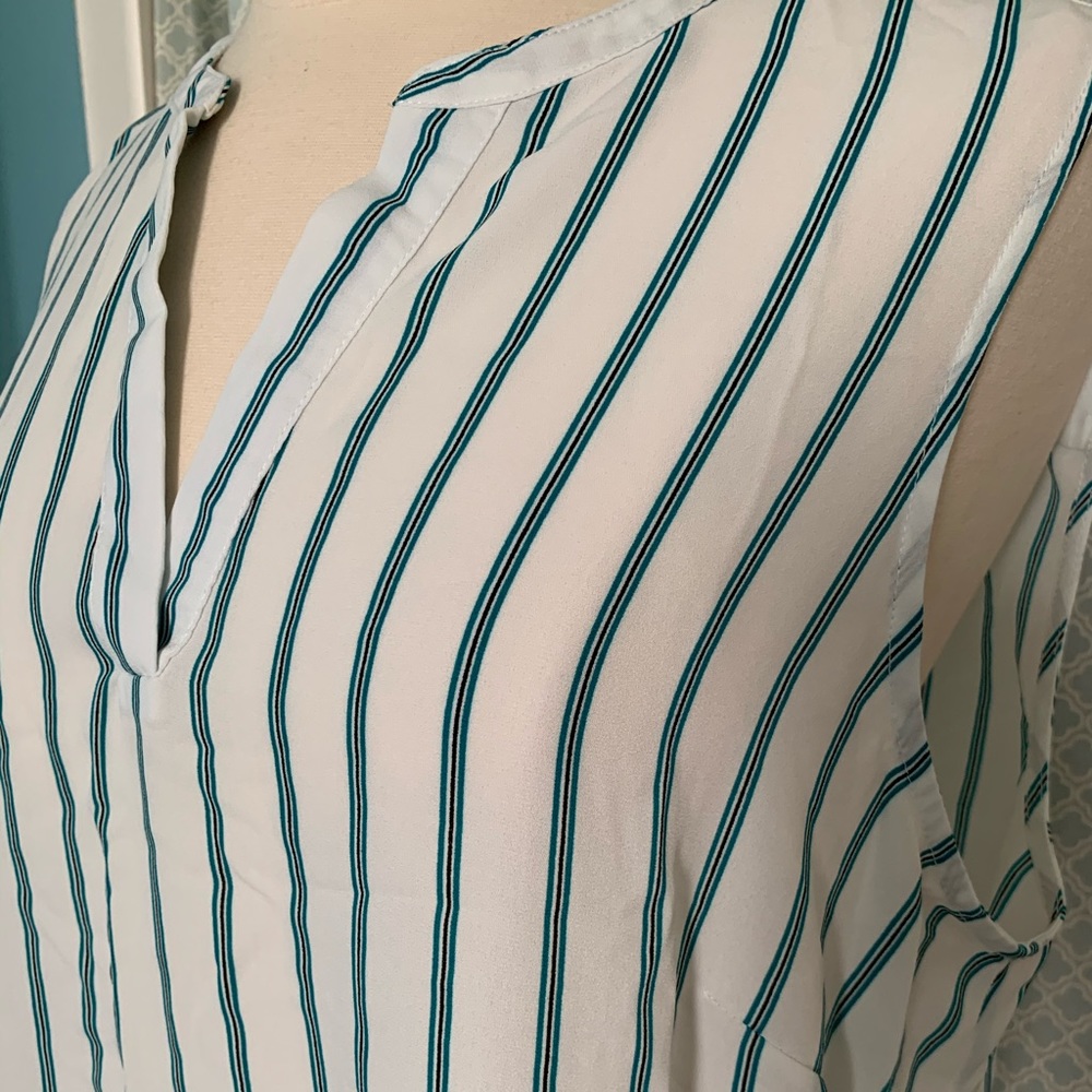 Adrianna Papell Striped Blouse
